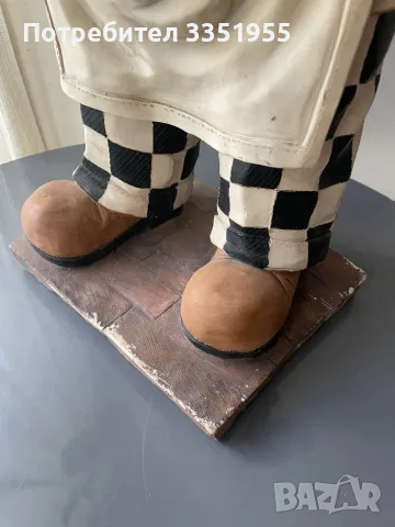 Италианска голяма статуетка на Шеф Готвач, снимка 7 - Обзавеждане за заведение - 49944645