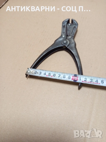 Стари Немски Секачки Клещи. , снимка 11 - Антикварни и старинни предмети - 52189067