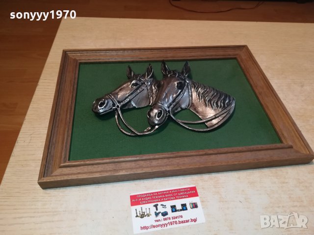 коне-картина коне внос германия 0109211217, снимка 10 - Антикварни и старинни предмети - 33990417