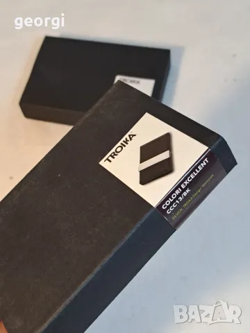 Луксозен немски кожен портфейл картодържач   Troika      4/5, снимка 10 - Портфейли, портмонета - 49064970