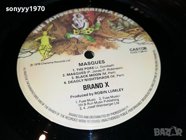 sold//поръчана-MASQUES-BRAND X-ENGLAND 2004221832, снимка 14 - Грамофонни плочи - 36522258