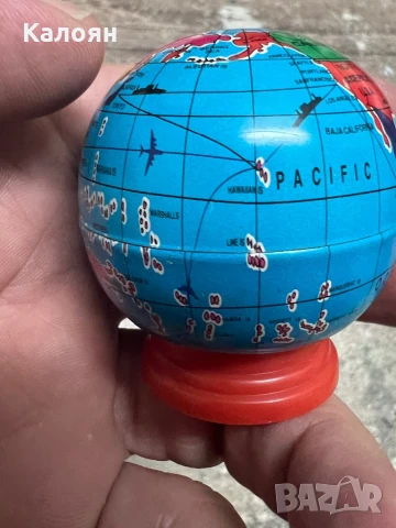 Винтидж острилка във формата на земното кълбо, снимка 6 - Антикварни и старинни предмети - 51112434