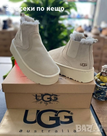 UGG Дамски Топли Зимни Боти ЮДЖИДЖИ - Налични Различни Цветове Код E903, снимка 4 - Дамски боти - 51865240