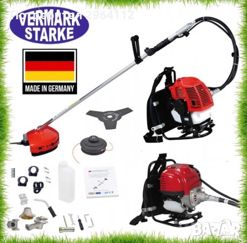 Бензинов Тример за трева Vermark Starke 68 куб. , снимка 2 - Други инструменти - 36811769