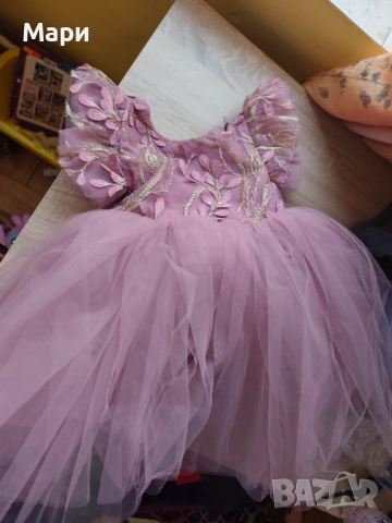 Детска рокля пепел от рози, снимка 4 - Детски рокли и поли - 51609291