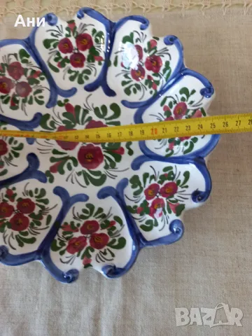 Керамична декоративна чиния, снимка 6 - Чинии - 49095431