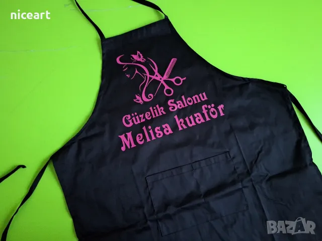 Работна престилка с надпис, снимка 15 - Фризьорски услуги - 49771375