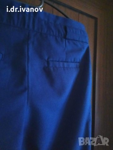 Тъмносин панталон лек потур размер М, снимка 7 - Панталони - 30065884