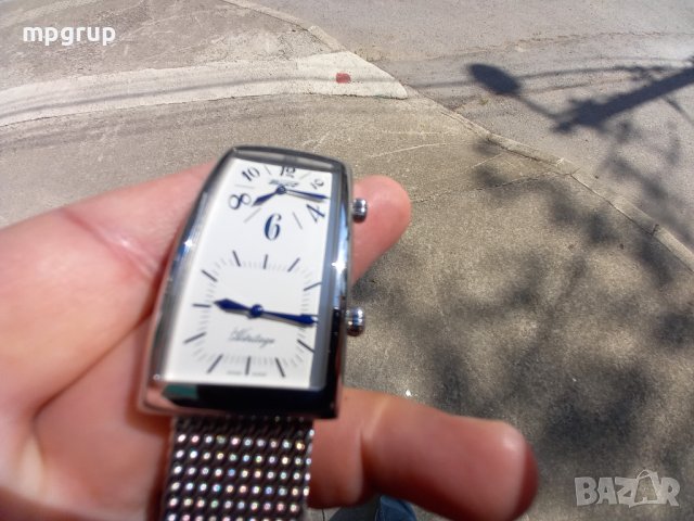 Продавам оригинален  Мъжки часовник Tissot Heritage White Dual Time Dial, снимка 13 - Мъжки - 44319752