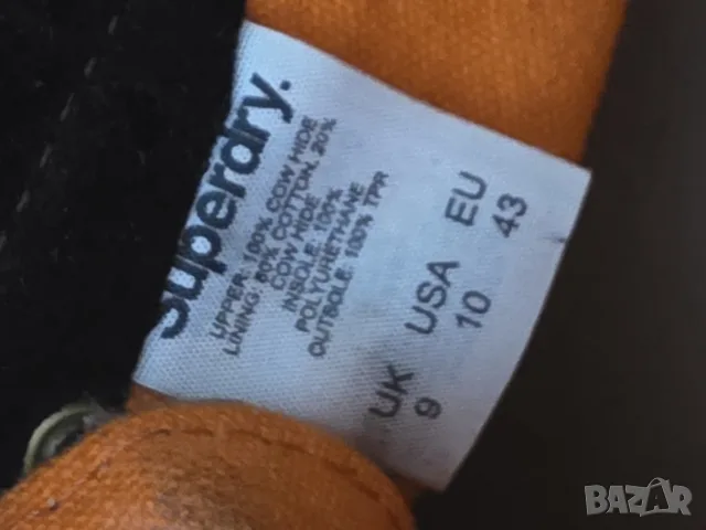 Superdry Brad Brogue Boot 43, снимка 4 - Мъжки боти - 56450282