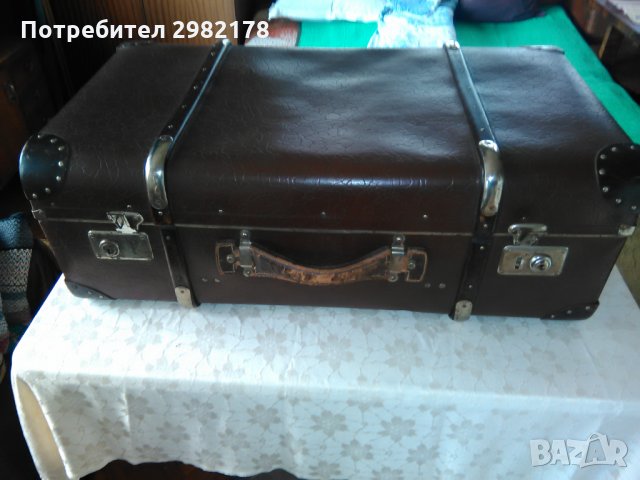 Старинен куфар, снимка 4 - Куфари - 34348998