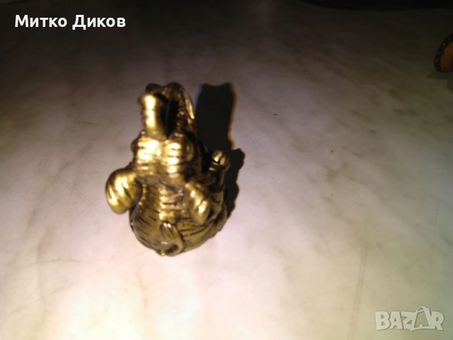 Слонче  с топка скулптурка 45мм х 36мм, снимка 7 - Декорация за дома - 53328178