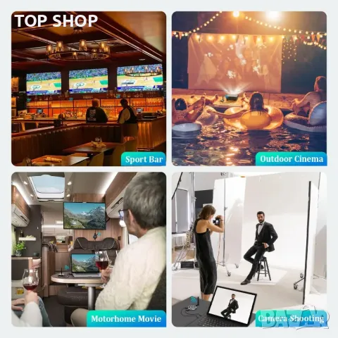 Безжичен HDMI предавател AIMIBO и 3 приемника, 30M няколко телевизора с приложение, огледало, 5.8G, снимка 6 - Друга електроника - 49457572