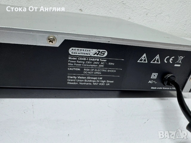 Тунер FM - Acoustic Solutions DAB-1, снимка 7 - Други - 54036673