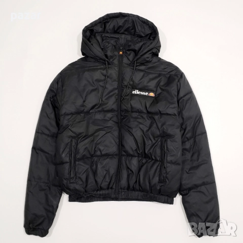 ELLESSE Оригинално Дамско Късо Пухено Яке Грейка с Качулка L-XL, снимка 5 - Якета - 51944829