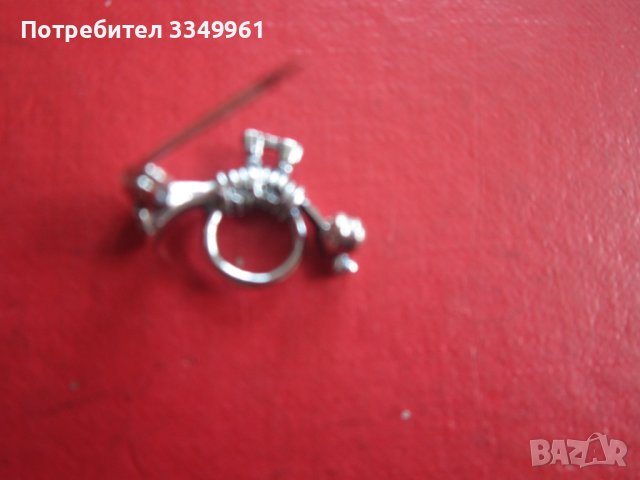 Уникален сребърен ловен знак брошка , снимка 4 - Други - 36611968