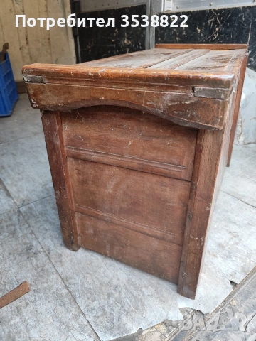 Стара ракла с дърворезба , снимка 3 - Антикварни и старинни предмети - 54225397