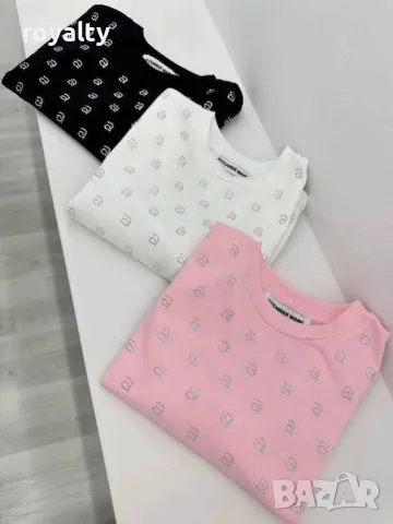 Висок клас памучни тениски  Аlexander Wang, снимка 5 - Тениски - 49761458