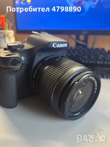 canon 2000D с 18-55mm EF-S IS, снимка 6 - Фотоапарати - 54280110