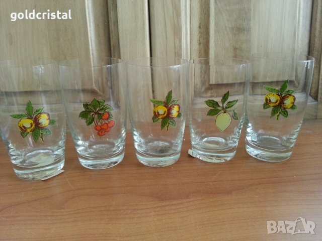 Ретро стъклени чаши , снимка 9 - Други ценни предмети - 37136067