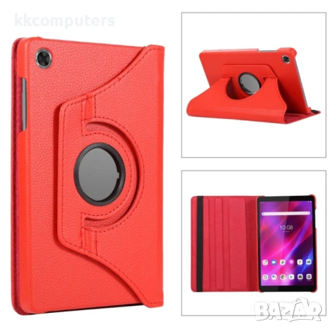 Lenovo Tab M8 4th Gen TB-300FU Кожен Калъф и Протектор, снимка 6 - Калъфи, кейсове - 50963116