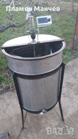 Ценрофуга за мед електрическа - неръждавейка, снимка 3 - За пчели - 53979862