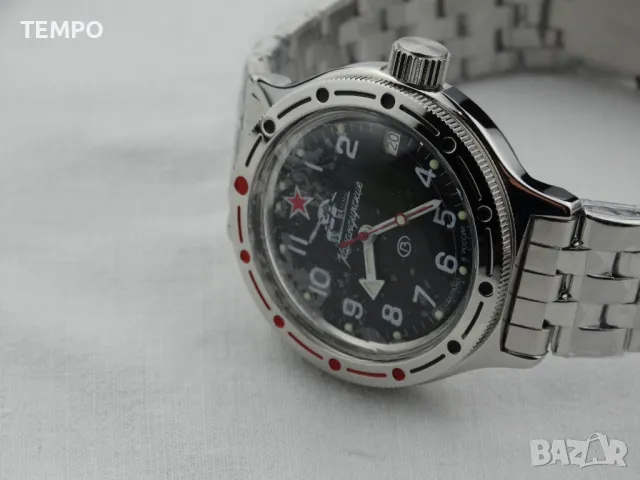 ВОСТОК АМФИБИЯ АВТОМАТИЧЕН- "ТАНК" ref: 420306, снимка 3 - Мъжки - 43312647