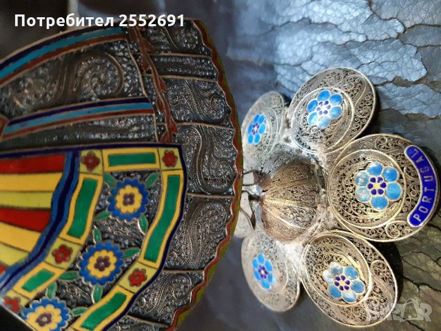 Сребърна фигура , снимка 2 - Антикварни и старинни предмети - 31420351