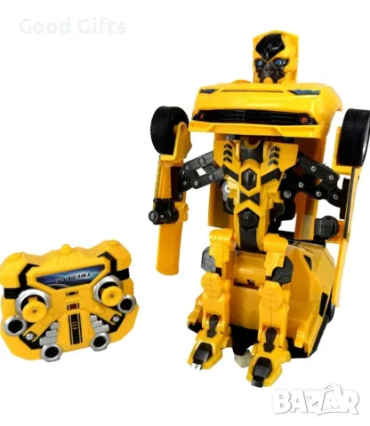 Трансформърс кола робот с дистанционно и акумулаторна батерия, снимка 2 - Коли, камиони, мотори, писти - 47303548