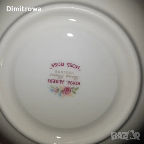 Троен сет ROYAL ALBERT СЕРИЯ MOSS ROSE, снимка 6 - Сервизи - 47828911