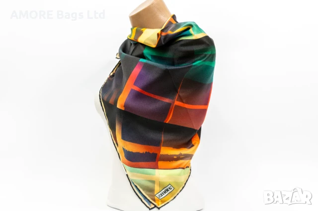 Елегантен дамски шал AMORE Donatella, 90смх90см, снимка 2 - Шалове - 50659724