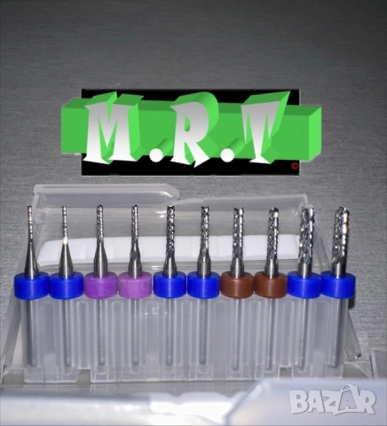 10бр фрези за CNC, PCB, SMT машини