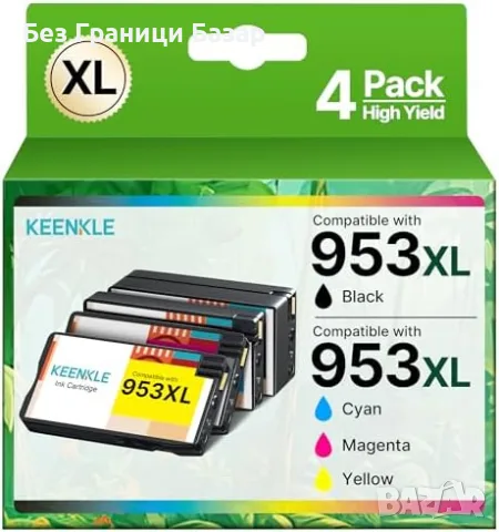 Нови 953XL мастилници 4 цвята HP OfficeJet Pro 8710 8720 8730 8740 7720 7740 принтер мастило печат