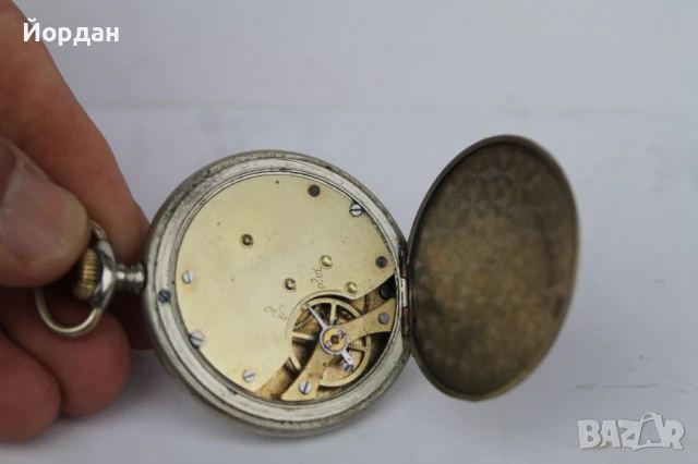 Швейцарски джобен часовник , снимка 8 - Джобни - 50462018