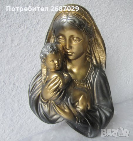  Красиво голямо пано за стена Света Богородица, майка с дете религия, снимка 7 - Пана - 28950117