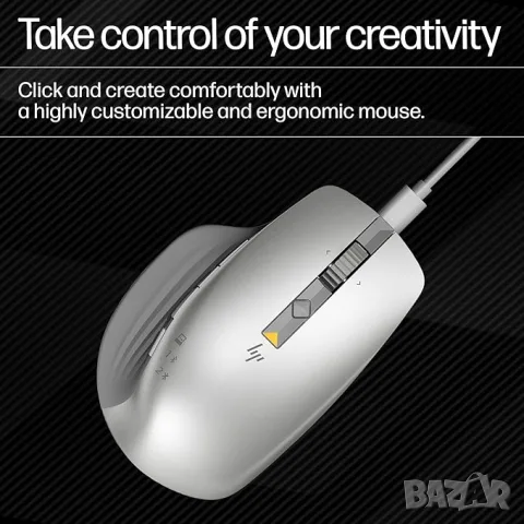 Нова безжична мишка HP 930 Creator Wireless Mouse / Bluetooth / 4000 DPI / Multi-Device, снимка 8 - Клавиатури и мишки - 55819701