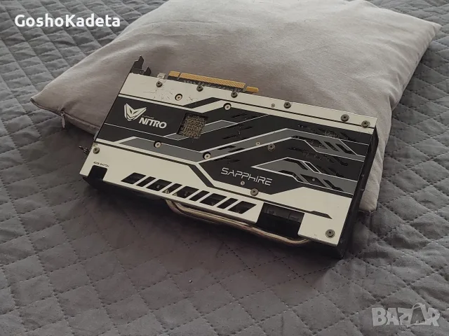 Видеокарта rx580 4gb sapphire nitro, снимка 4 - Видеокарти - 56372679