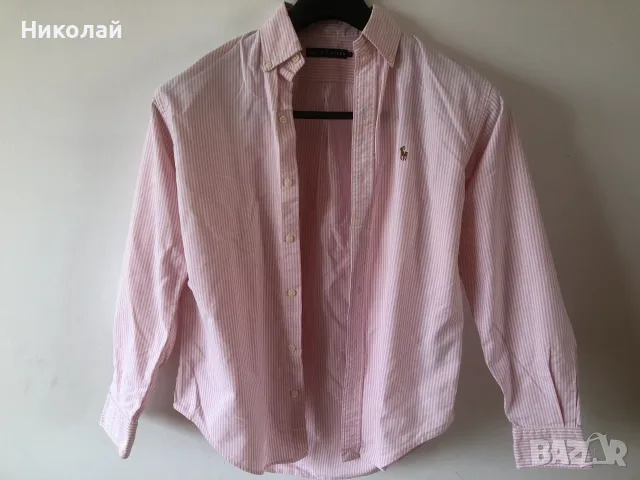 Оригинална мъжка / тийн риза POLO RALPH LAUREN, размер S, 100% памук