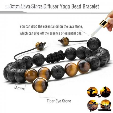 НАМАЛЕНИЕ !!! Нови гривни унисекс  от естествен камък, снимка 4 - Гривни - 29663769