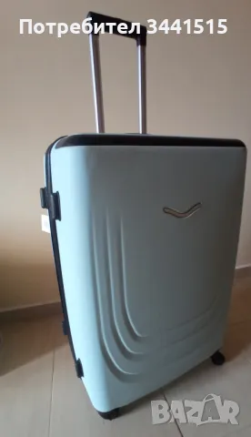 Голям куфар с 4 колела 80.6L, 74 x 51 x 31 cm, 4.3 kg, TSA ключалка , снимка 2 - Куфари - 47483991