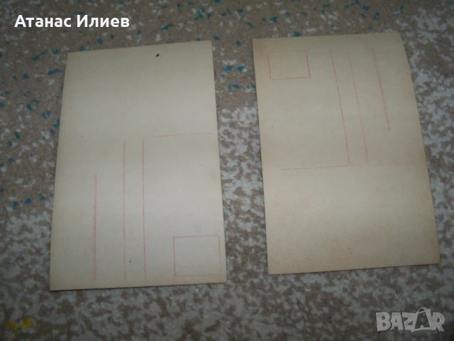 Две стари френски пощенски картички, мода прически, снимка 2 - Филателия - 50774324