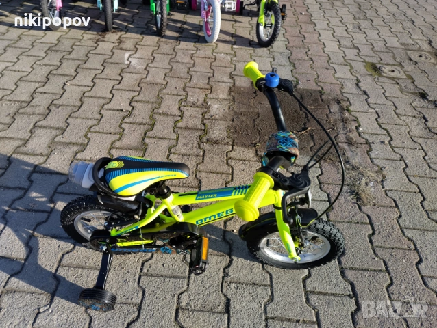 BG Детски велосипед 12" MASTER жълт, снимка 3 - Велосипеди - 54334021