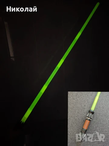 Светещ в тъмното Светлинен меч Rey Skywalker Lightsaber StarWars