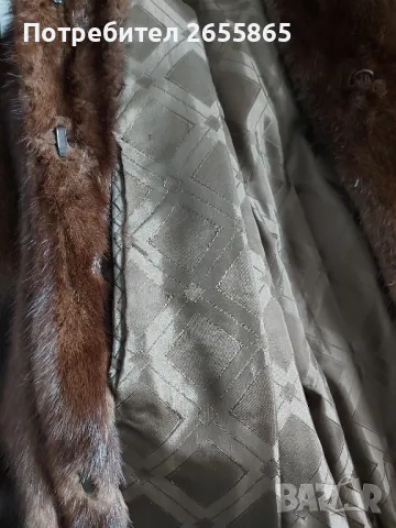 Дълго палто от норка, снимка 11 - Палта, манта - 48699487
