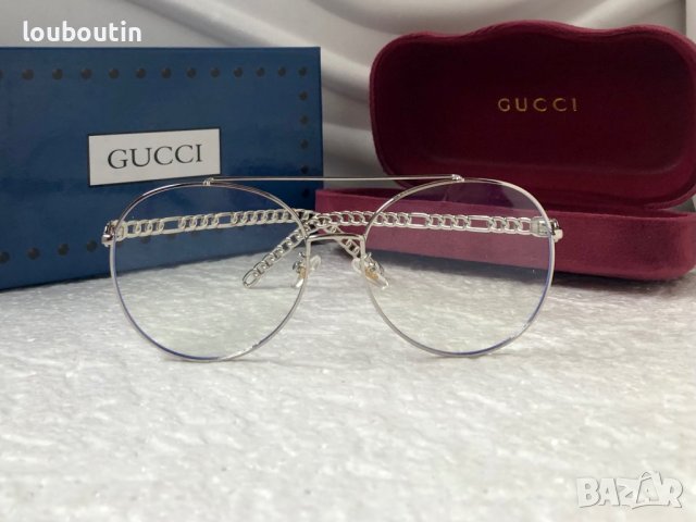 Gucci прозрачни слънчеви,очила за компютър, снимка 5 - Слънчеви и диоптрични очила - 39147861