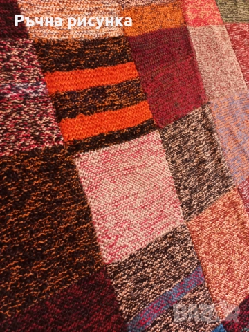 Ръчно плетени меки винтидж одеала, снимка 2 - Други - 48809968