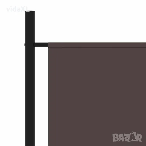 vidaXL Параван за стая, 3 панела, кафяв, 260x180 см, снимка 5 - Паравани - 56146697