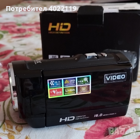 Чисто нова HD мини видеокамера, снимка 3 - Камери - 44820252
