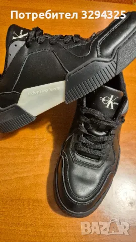 Кожени маратонки Calvin Klein, снимка 4 - Маратонки - 49460253