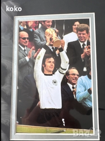 Подписана капитанска лента от Franz Beckenbauer, снимка 3 - Футбол - 52471027